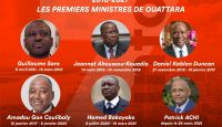 Premiers ministres Ouattara 2010-2021