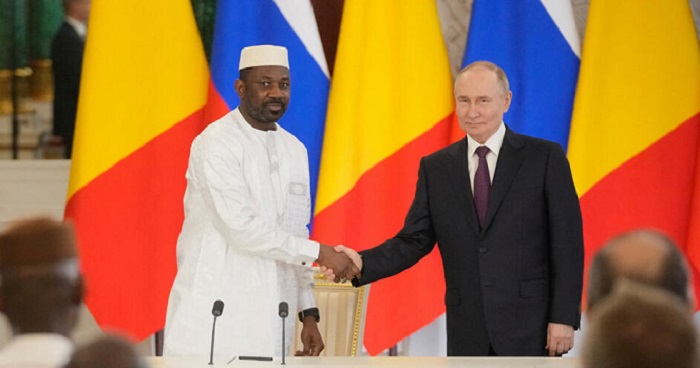 Mali, Poutine réaffirme son soutien à Assimi Goïta